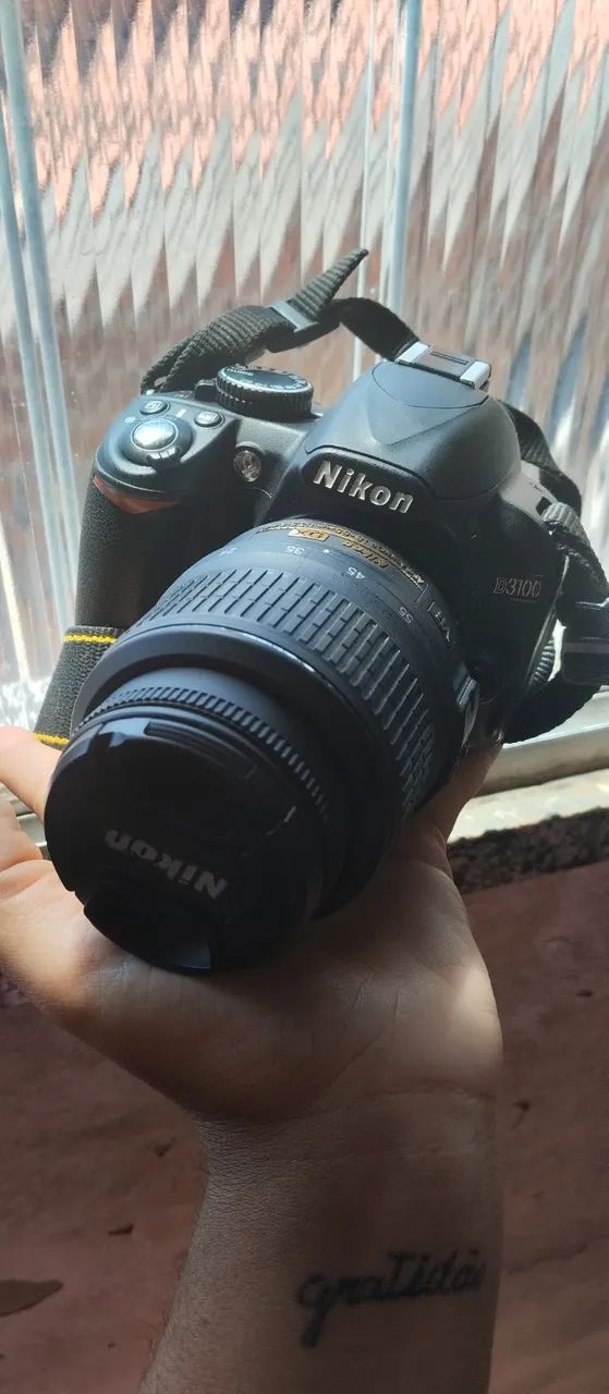 Câmera Nikon D3100 com duas lentes - Foto 5