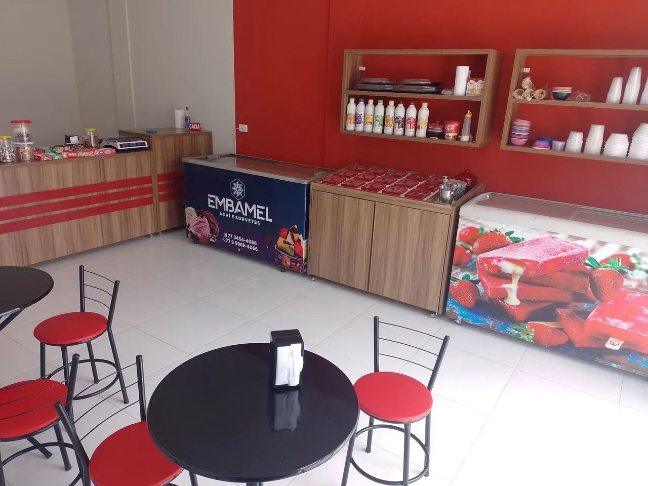 Sorveteria e fábrica completo 