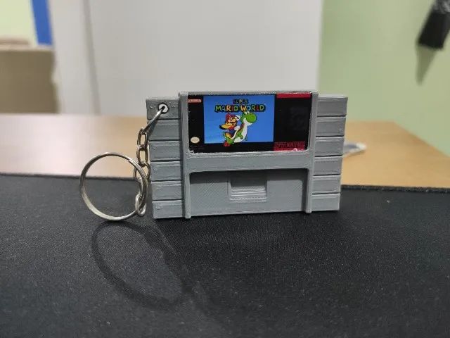 Chaveiro Cartucho Super Nintendo - Foto 3
