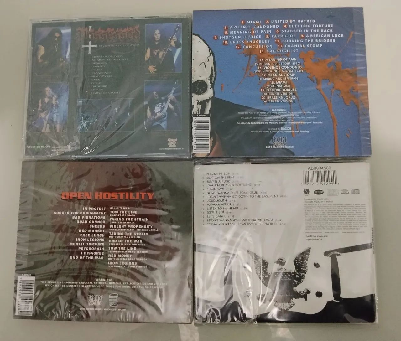 Cds Razor, Possessed e Ramones - CDs, DVDs etc - Jardim São José