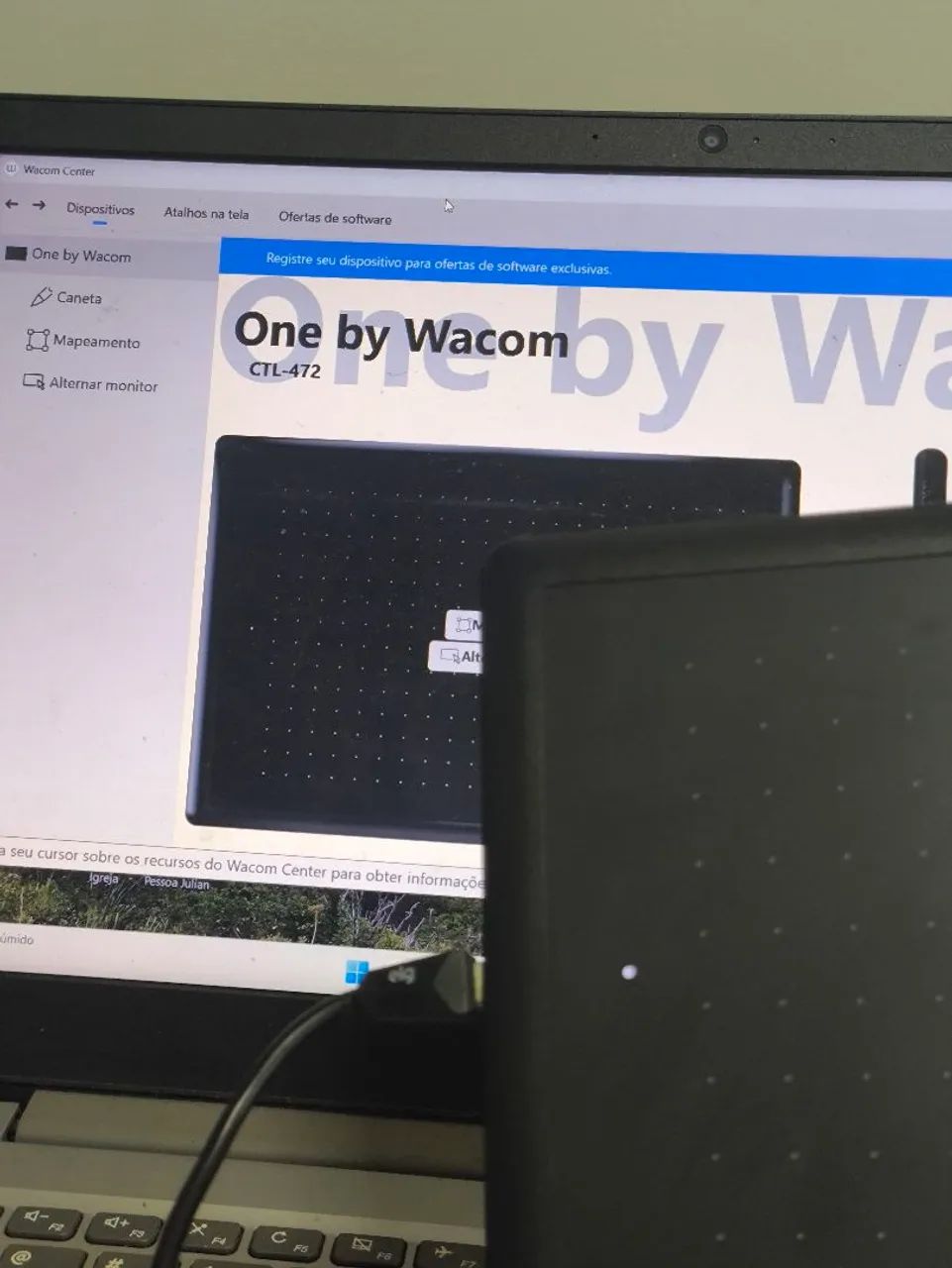 Mesa Digitalizadora Wacom by One - Sem Caneta e Cabo - Foto 3