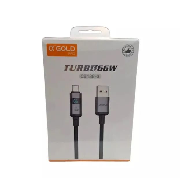 Cabo Usb-c 66W PD Display Led Inteligente A'Gold - Foto 4