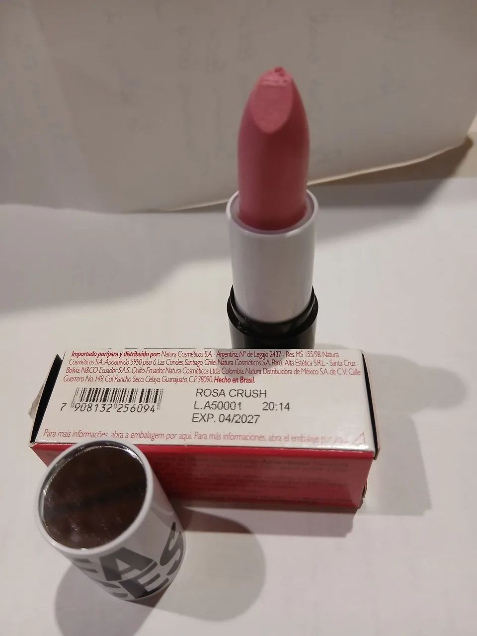 Batom cremoso Multimix Faces Natura - cor Rosa Crush