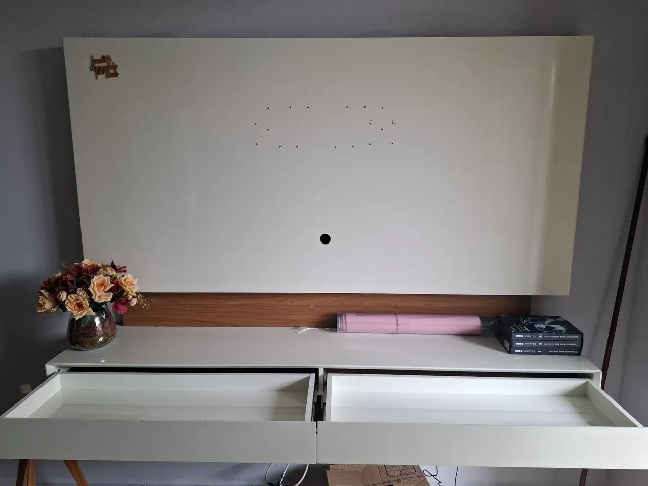 Painel para Tv Até 58 Polegadas 2 Gavetas Tb115l Dalla Costa