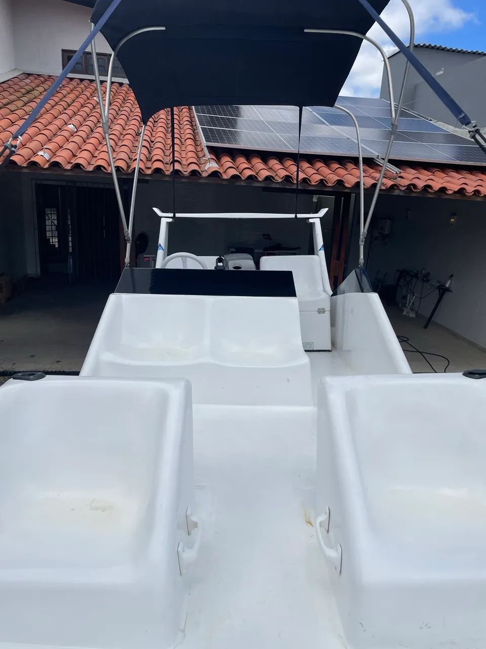 Jangada flipper 6 lugares 50hp 2t - Foto 3