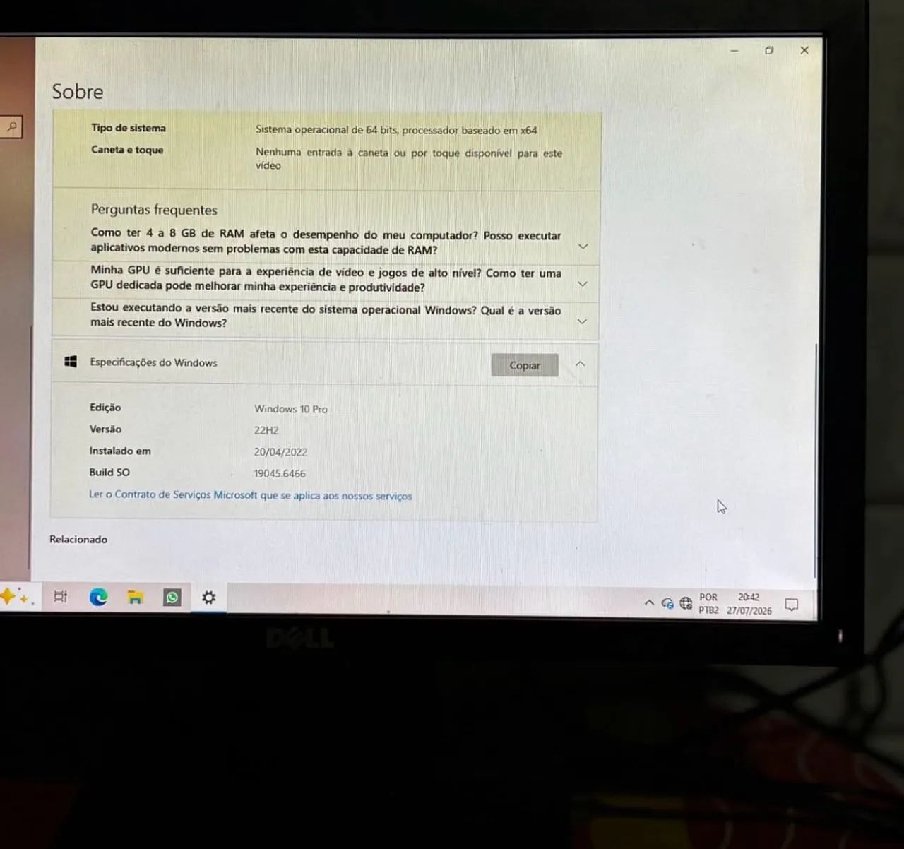 Computador Dell Comoleto. 900,00 Reais  - Foto 2