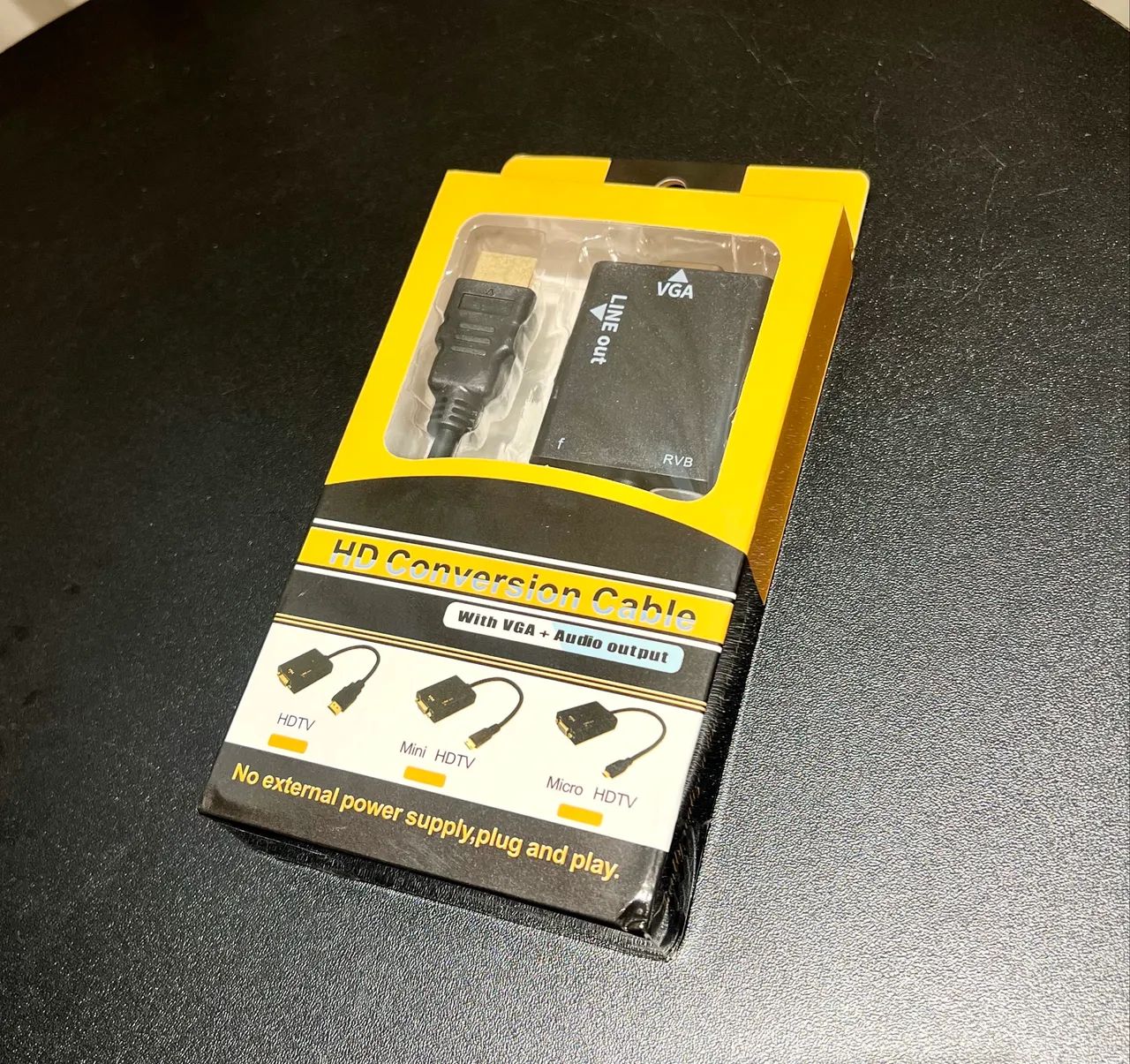 Adaptador HDMI para VGA com Áudio - Praticidade na conexão