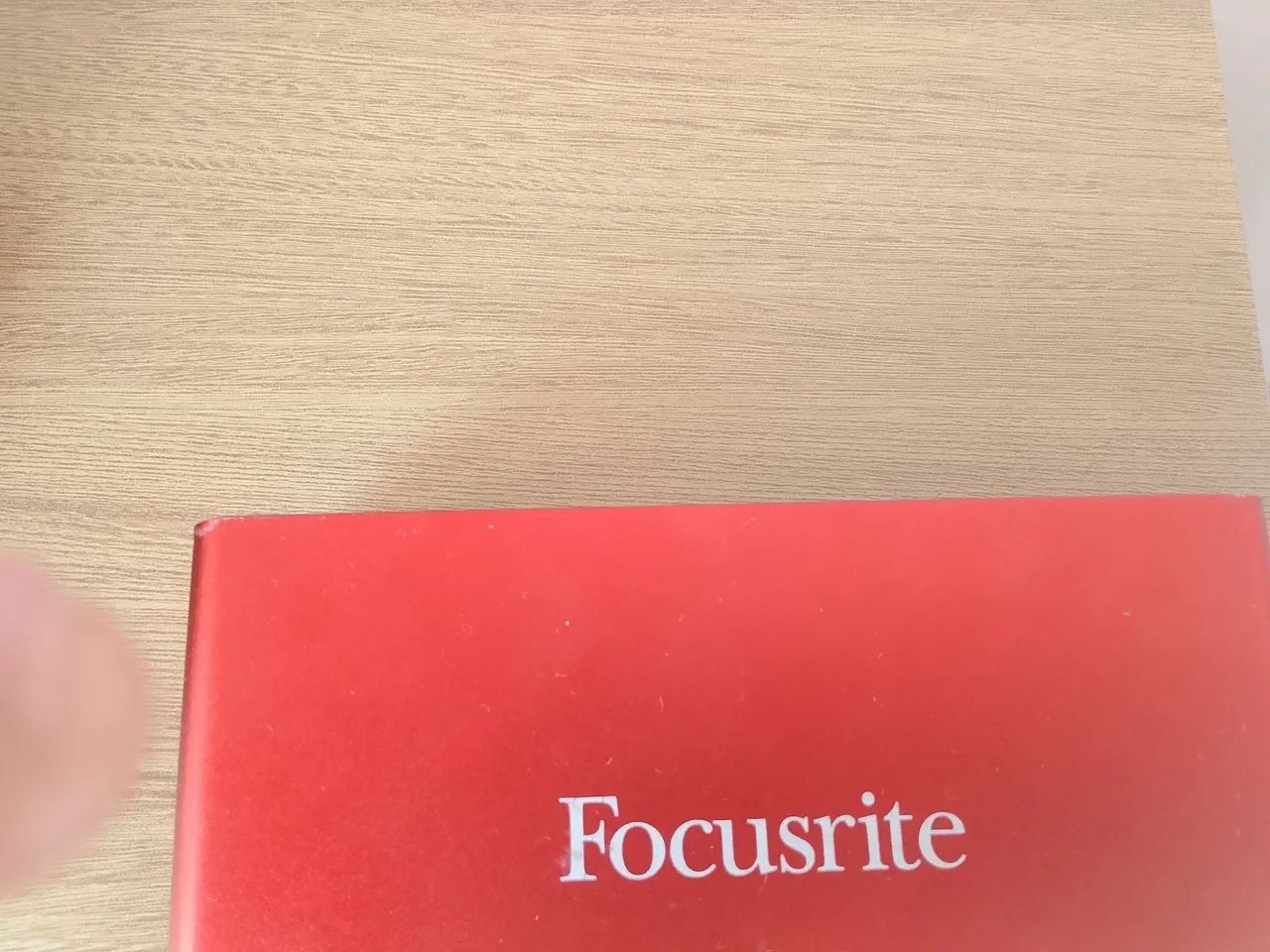 Interface de Áudio Focusrite Scarlett Solo 3gr RED USB (Usado novo) - Foto 4