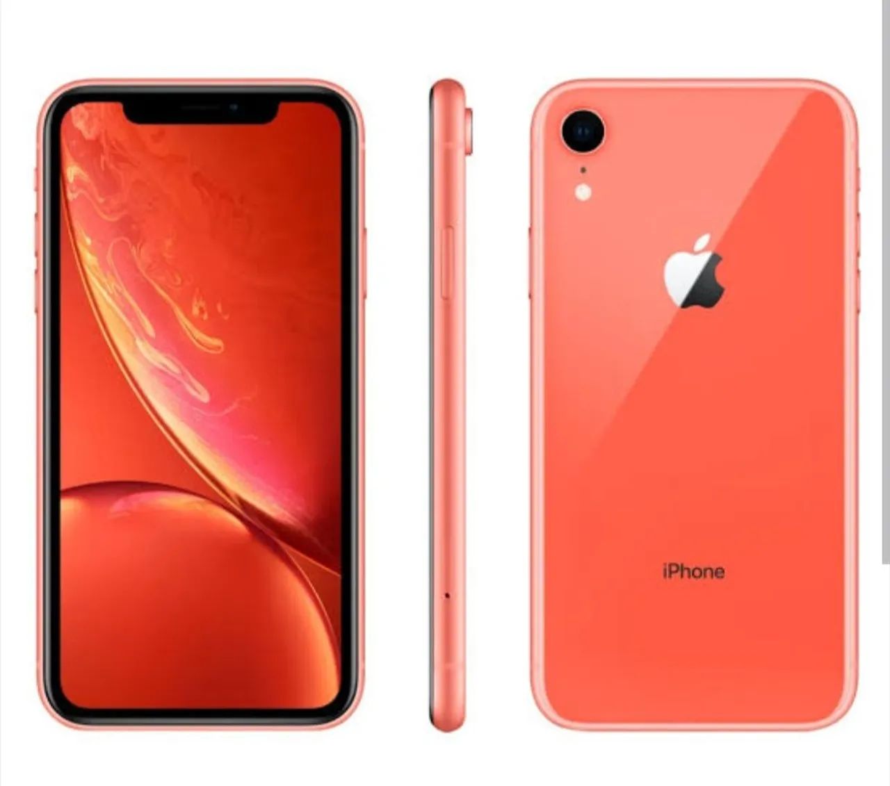 Iphone XR 64gb laranja, bateria 80% de saúde 