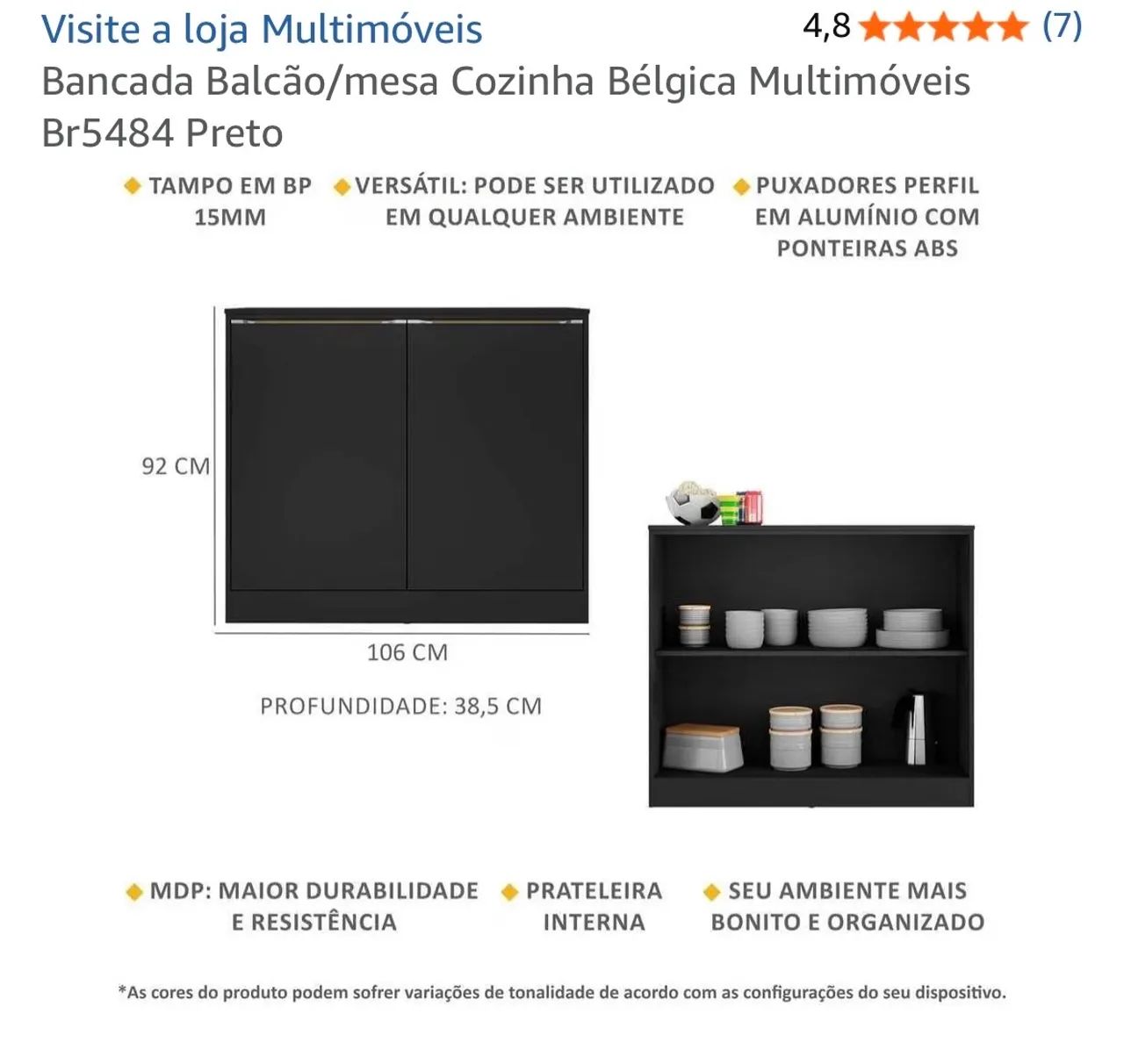 Bancada balcão/mesa cozinha - Foto 4
