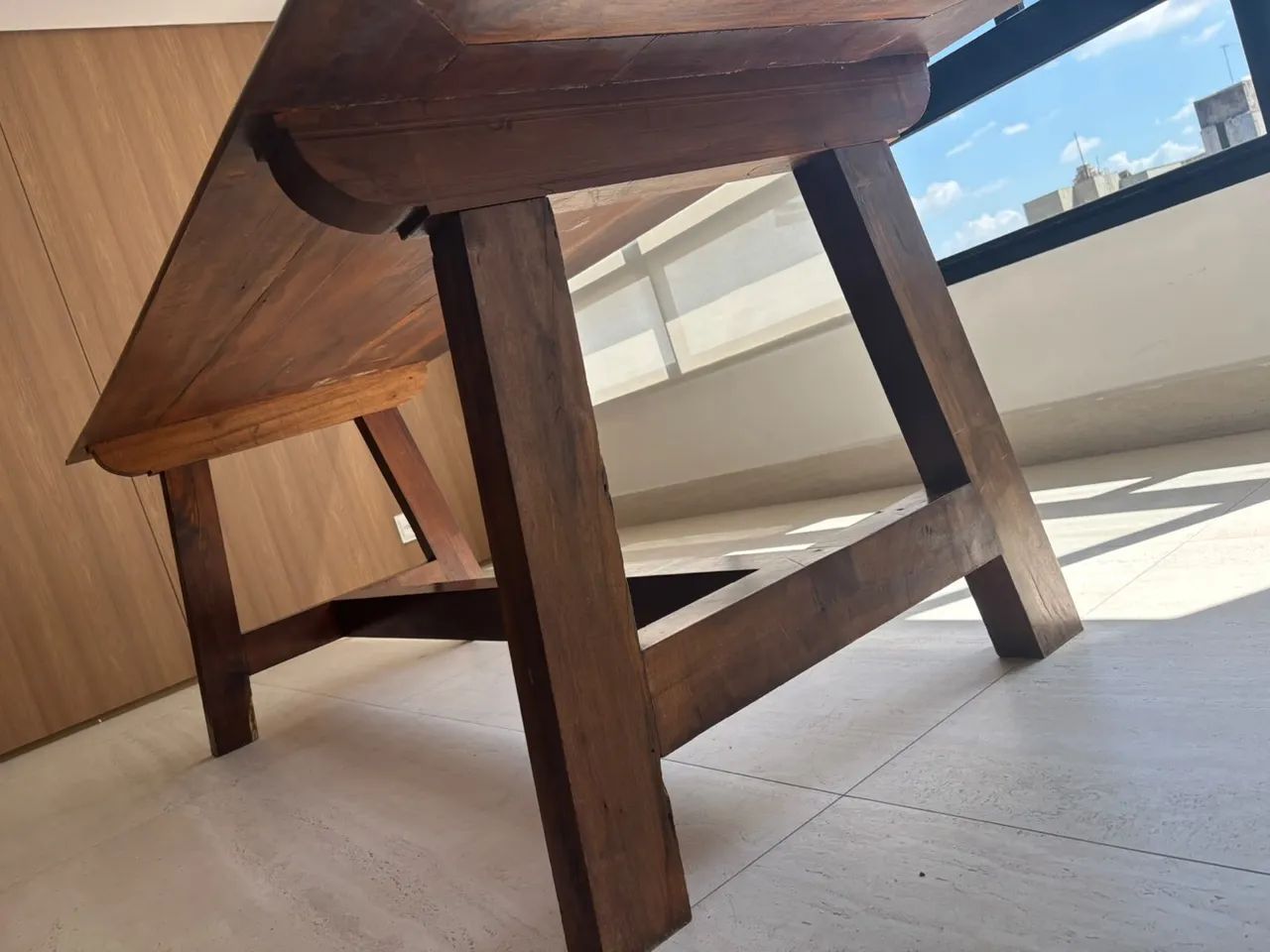 Mesa de madeira maciça - Foto 4