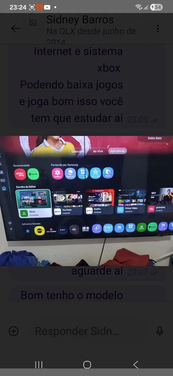 Vende-se uma TV Samsung 50 4k  - Foto 2