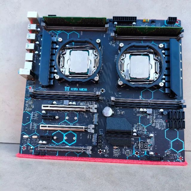 Kit x99 Processador Xeon 2680 dual cpu - Foto 2