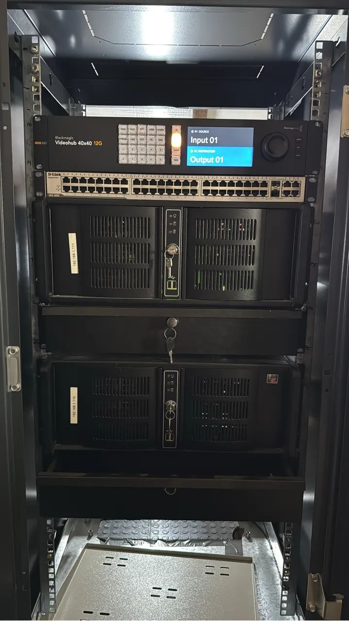 Videohub 40x40 12 G blackmagic