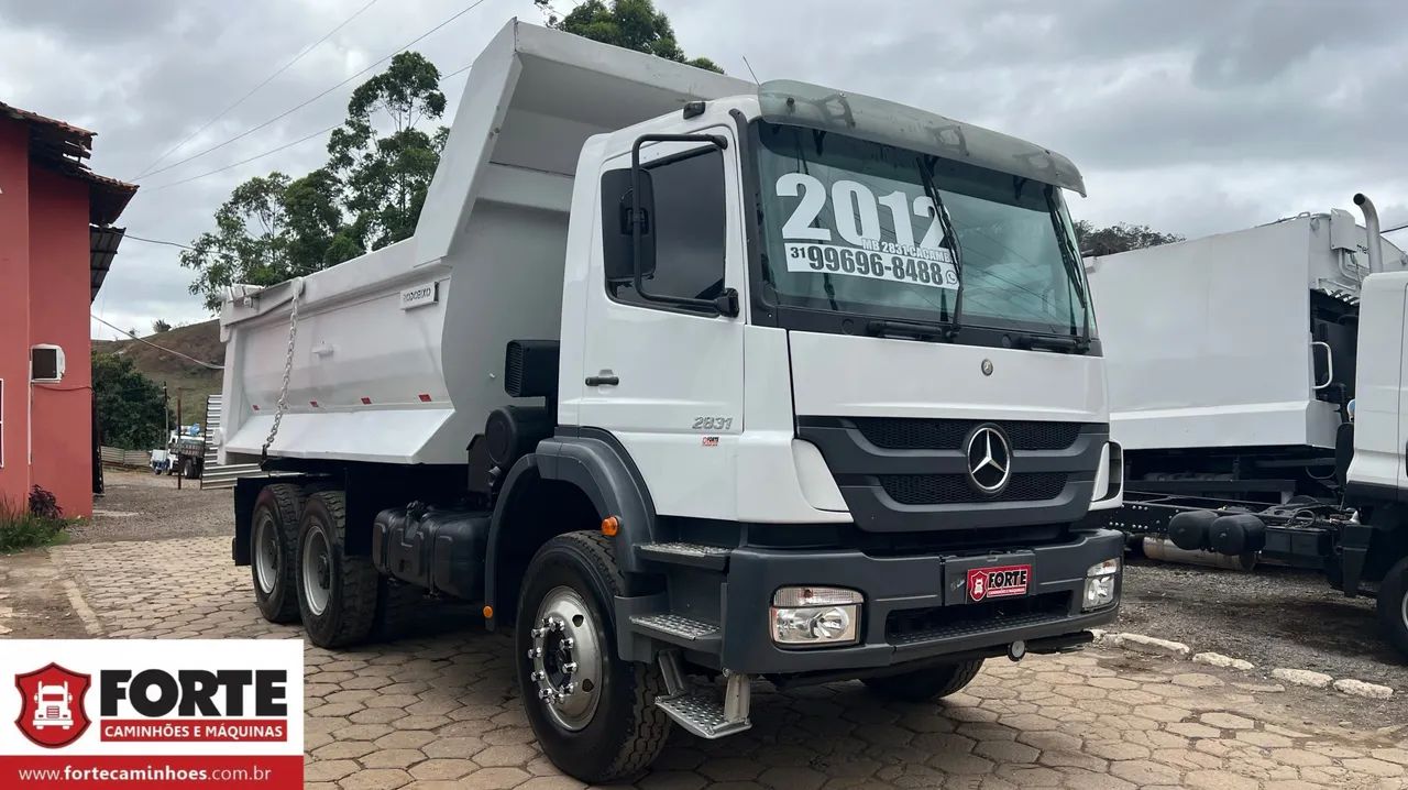 MB AXOR 2831 CAÇAMBA BASCULANTE 