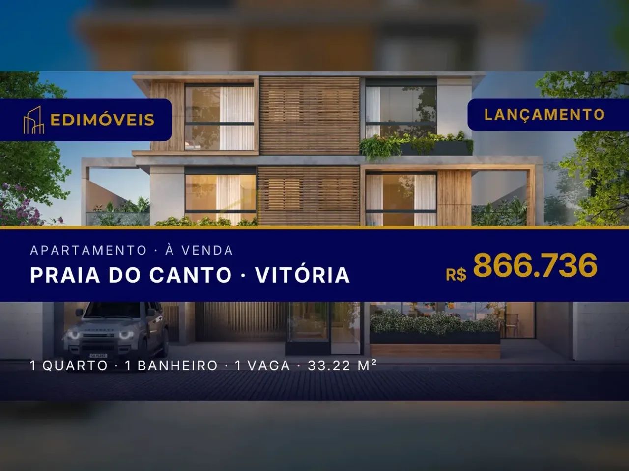 Praia do Canto: Apartamento 1 Quarto com Segurança e Conforto