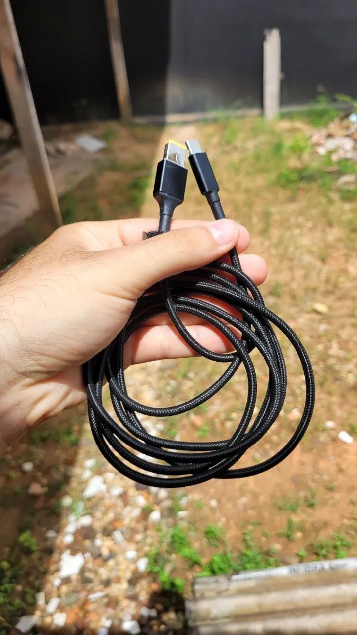Cabo de carregador de notebook USB C para PD 100w - Foto 2