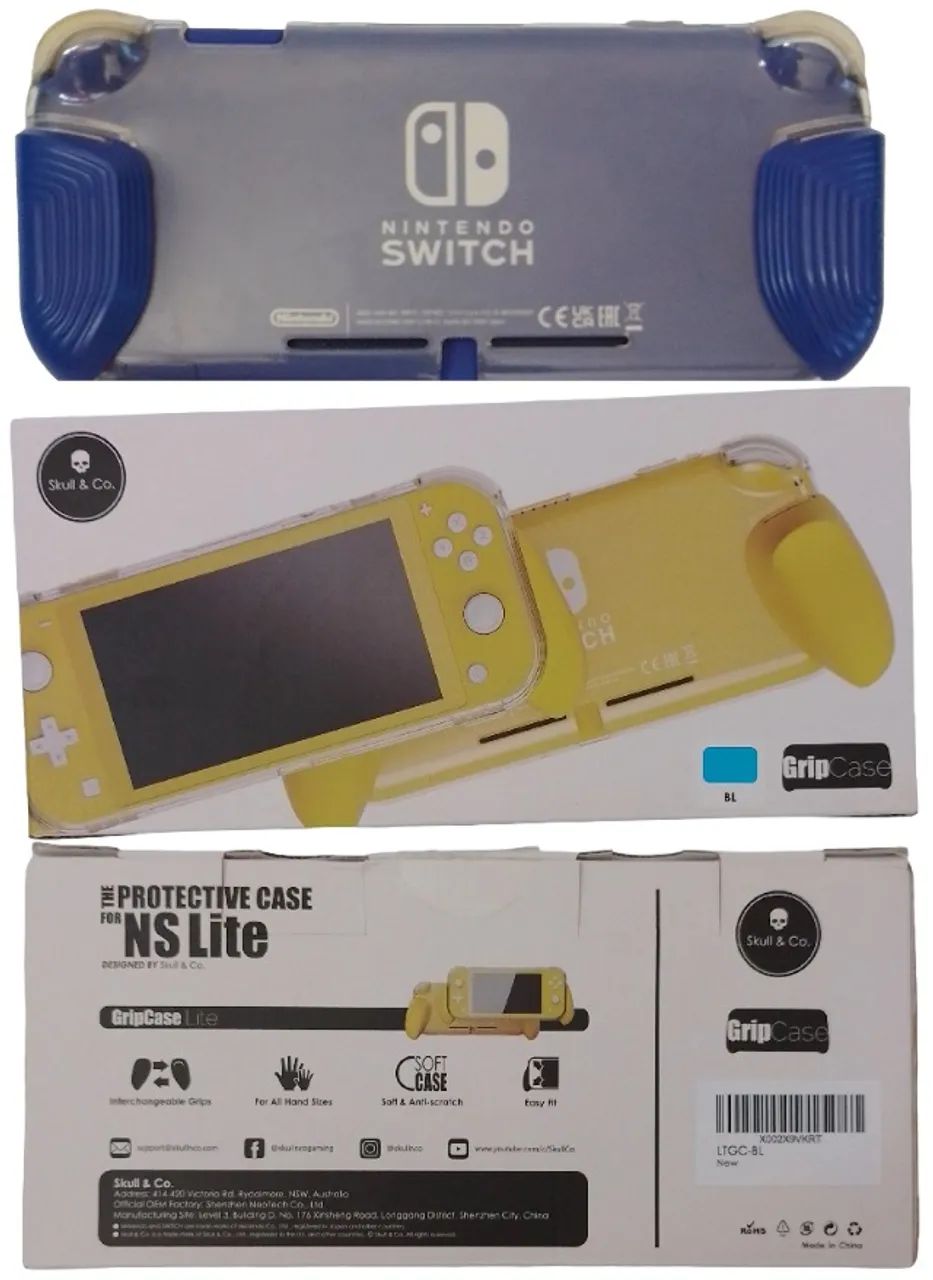 Console Nintendo Switch Lite Azul Atmosphere Micro SD 128GB - Foto 3