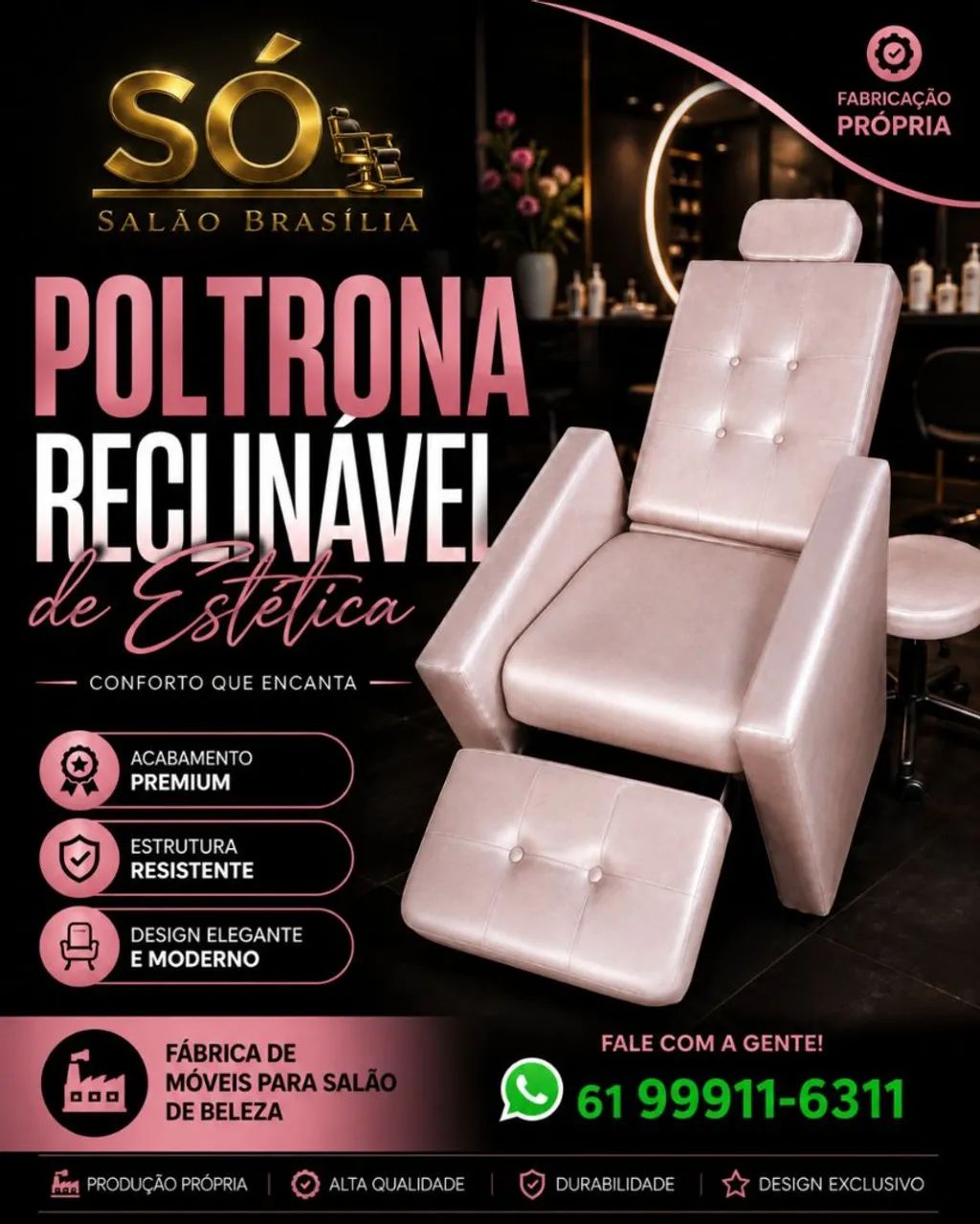 Móveis para salão de beleza 