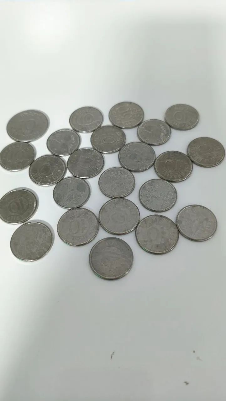 Lote de Moedas Fauna Brasileira Antigas Cruzeiros Colecionáveis
