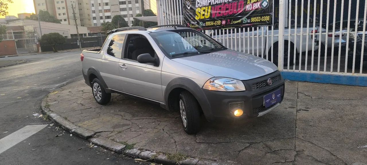 Fiat Strada Working Hard 1.4 Fire Flex 8V CD 2017 - Foto 4