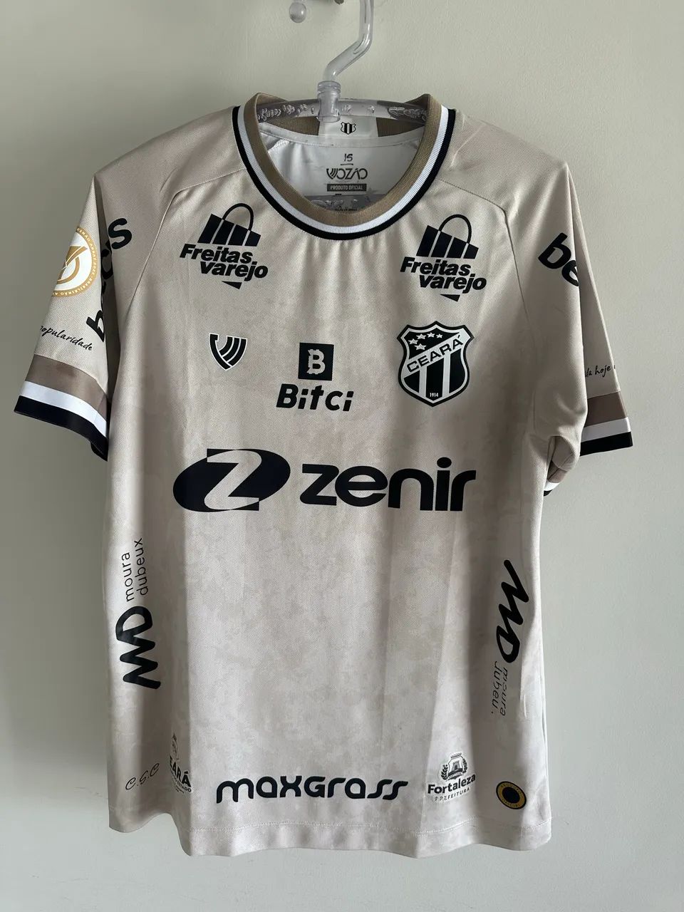 Camisa do Ceará usada em jogo