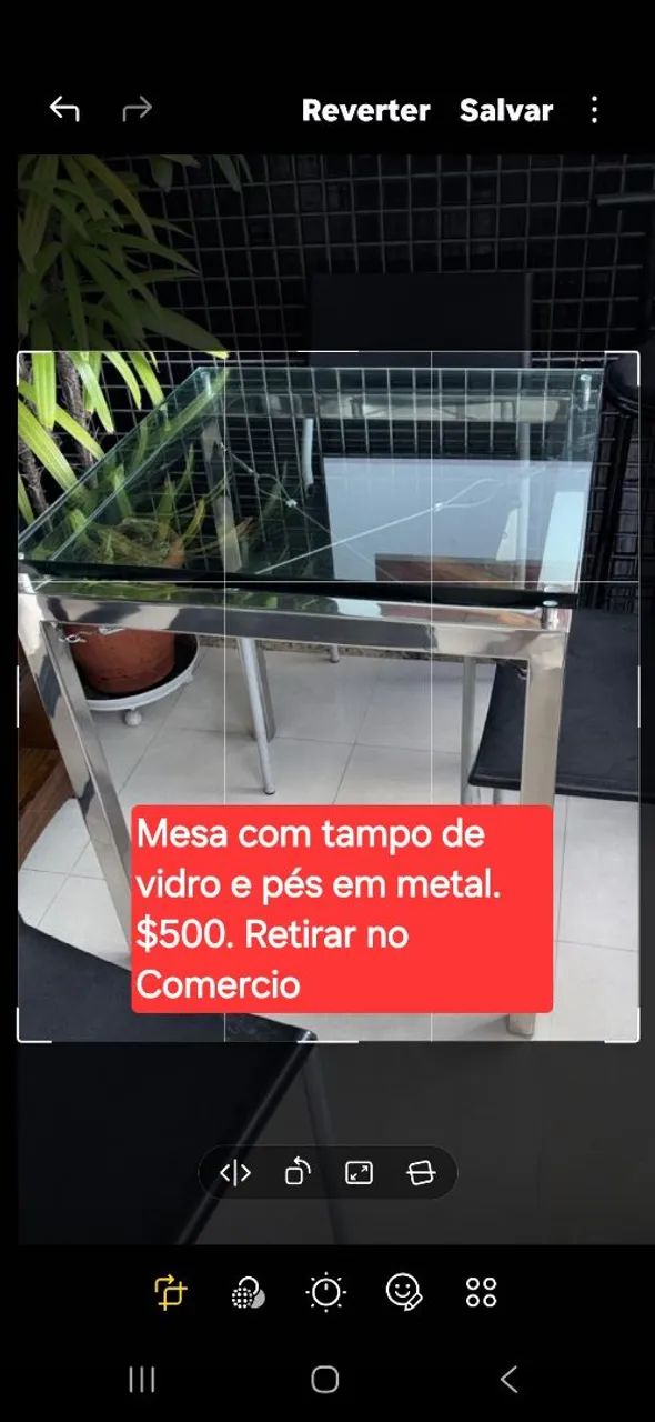 Mesas com tampo de vidro! Perfeitas! - Foto 3