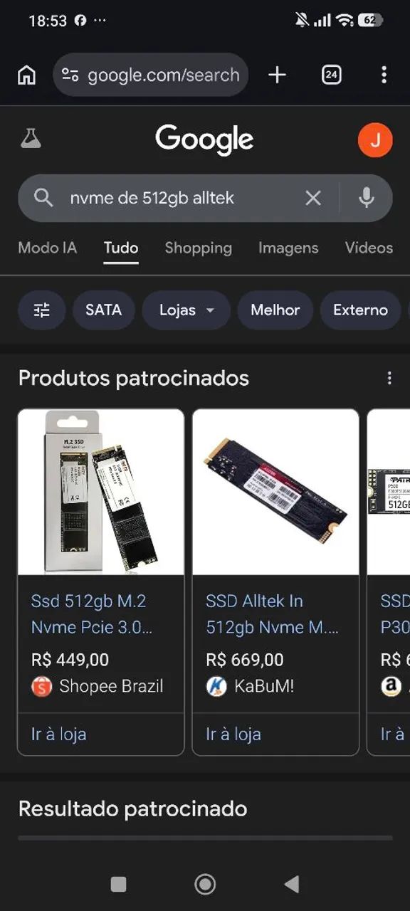 SSDnvme512gb TROCO EM RAM DDR4 3200HZ 8GB - Foto 3