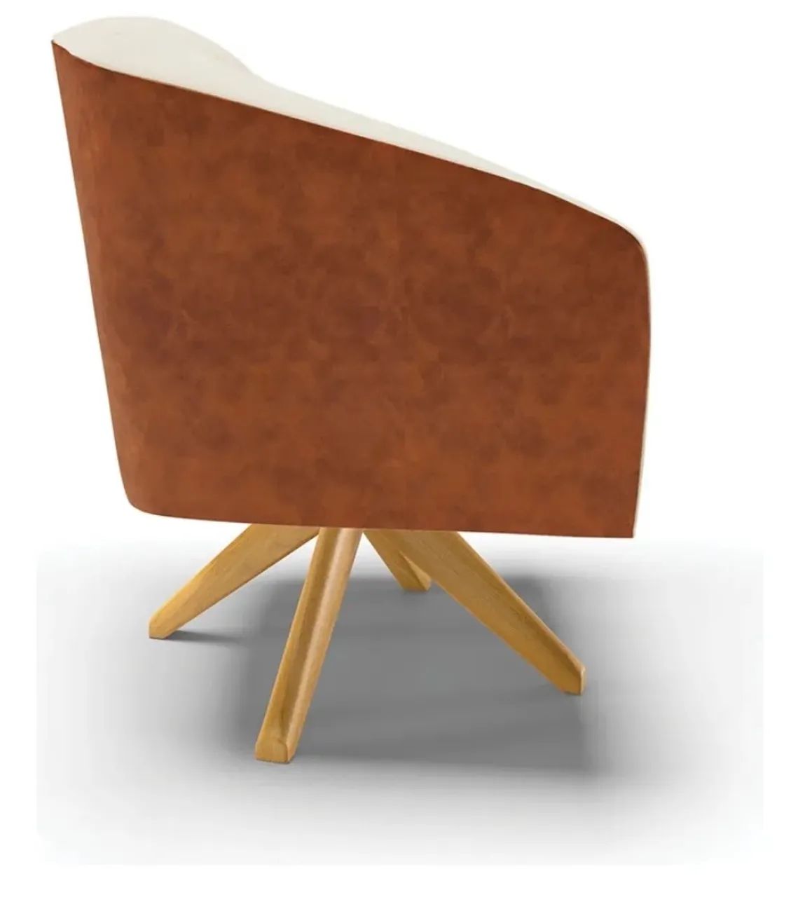 Poltrona giratória couro  - Foto 5