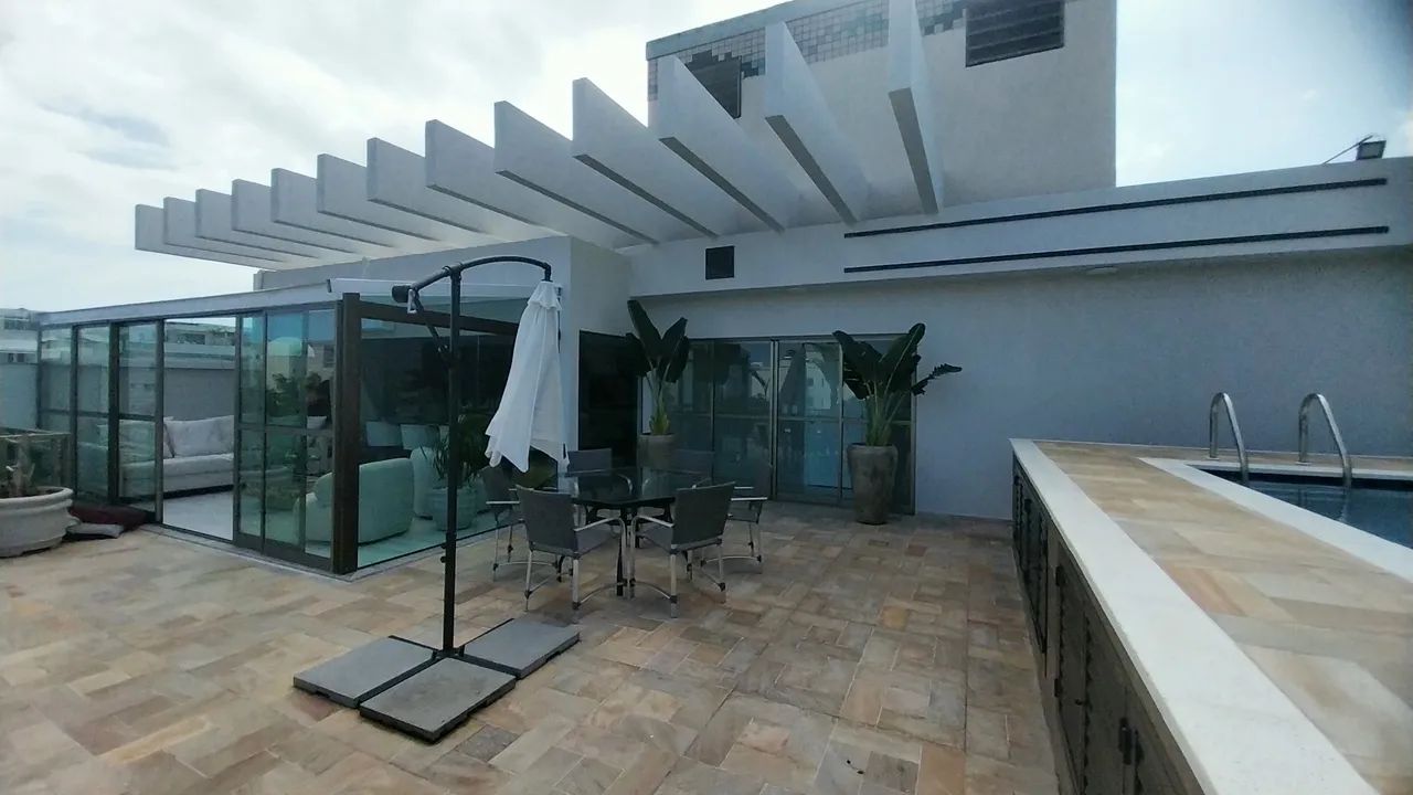 RECREIO REQUINTE E SOFISTICAÇÃO COBERTURA LINEAR ÚNICA 4 QUARTOS 3 VGS 373 M2 - Foto 4