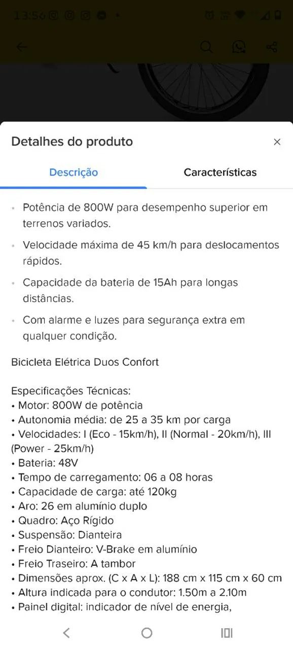 Bicicleta elétrica  - Foto 5