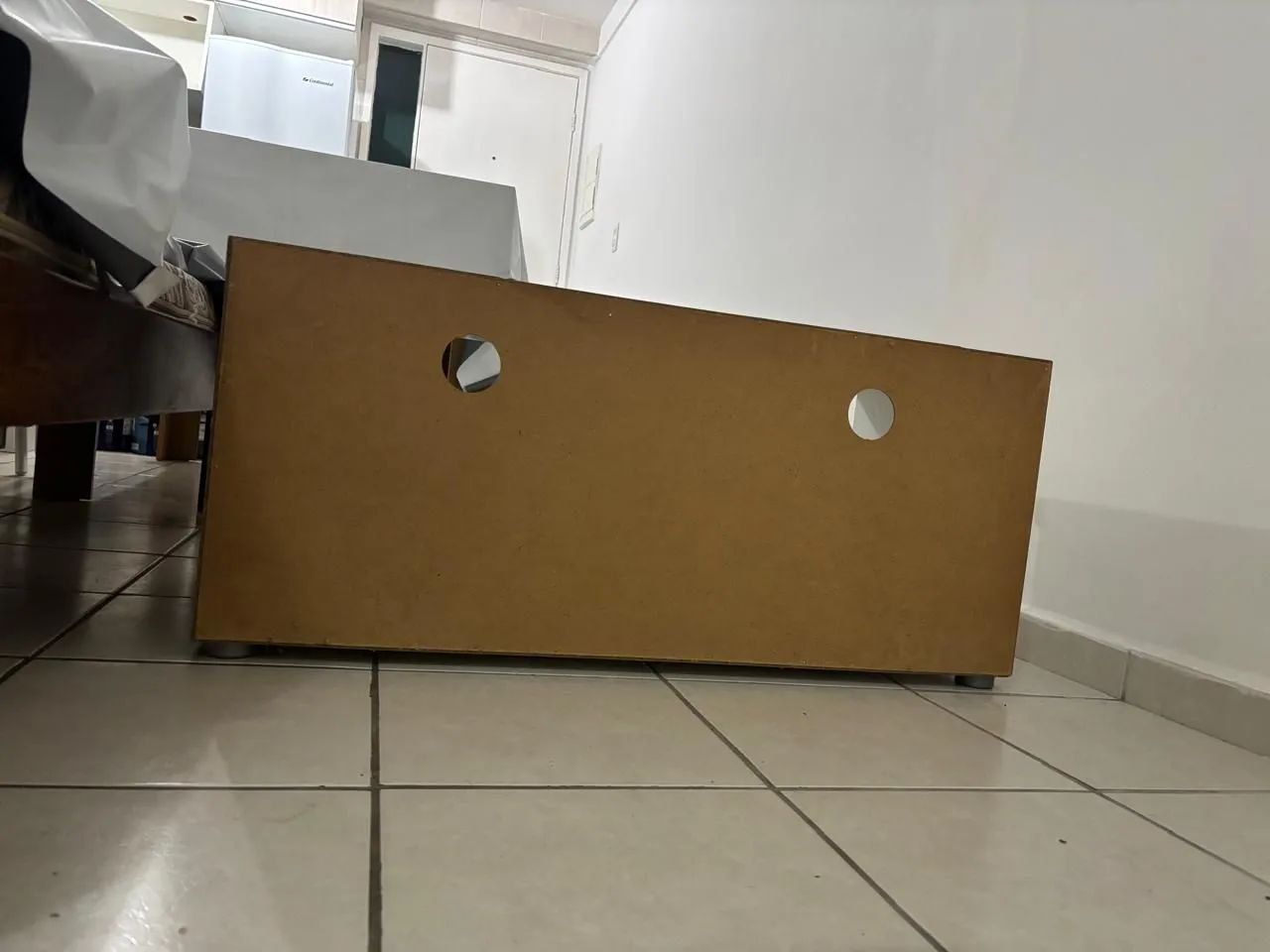 Rack para TV Branco com Gaveta e Nichos - Foto 3
