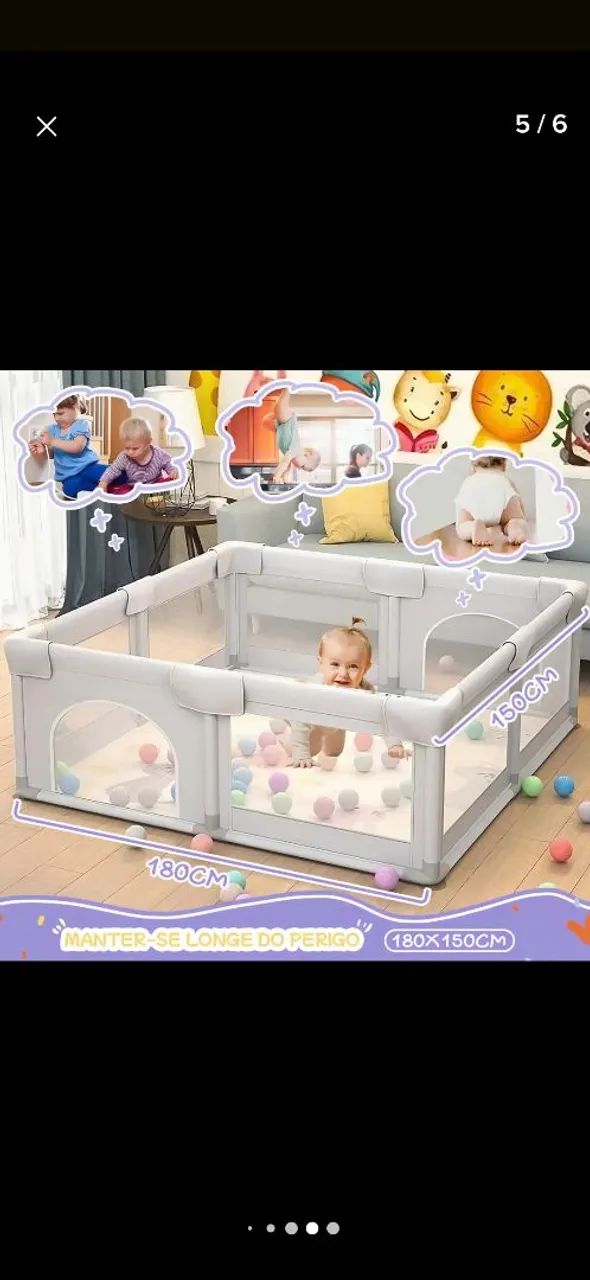 Cercado para Bebe - Chiqueirinho - Foto 4