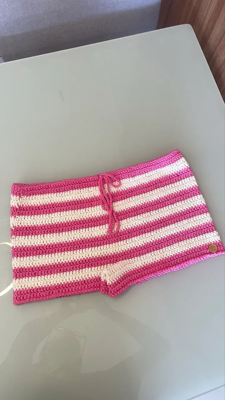 Shortinho de crochê  - Foto 2