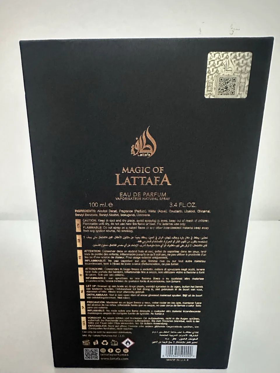 Perfume Lattafa Sehr Eau de Parfum - 100ml - Foto 3