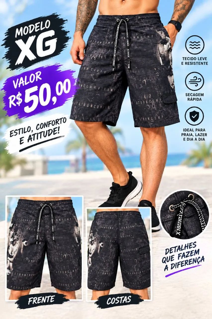 roupas plus masculino  - Foto 5