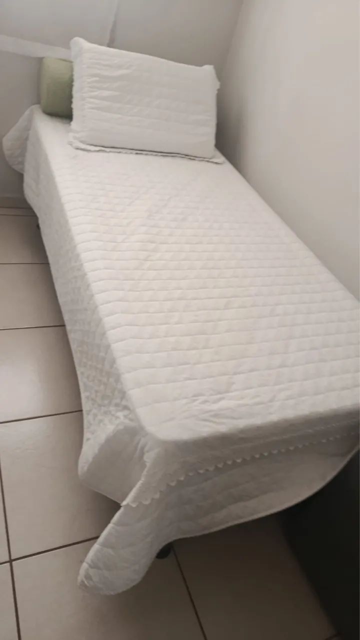 Cama box solteiro conjugada