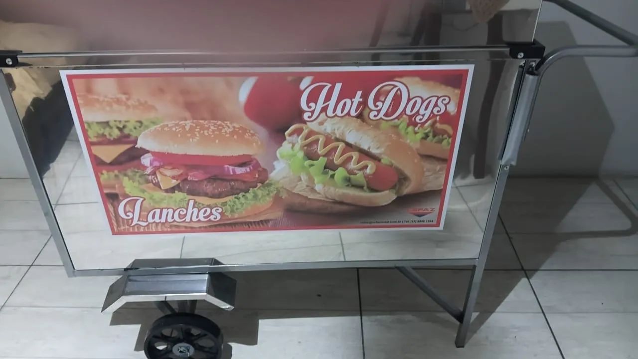 Carrinho de cachorro quente - Novo - Foto 5