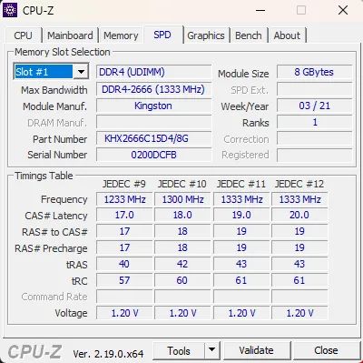 Memória DDR4 16GB 2666/2400Mhz (2X8gb) Kingston Fury para desktop - Foto 4