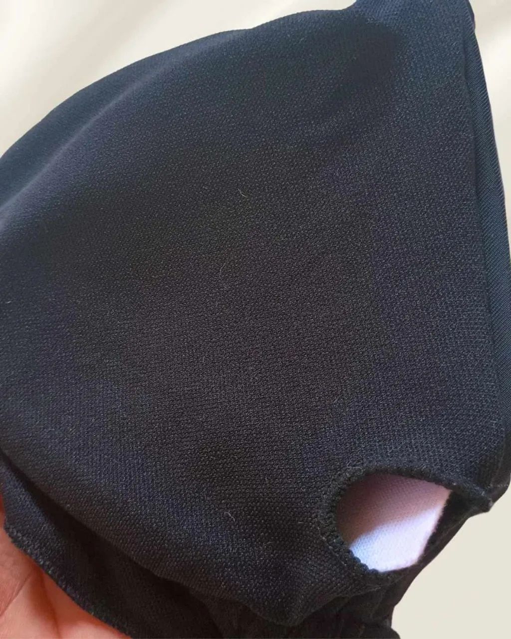 biquíni 3 peças estampado preto e rosa - Foto 3