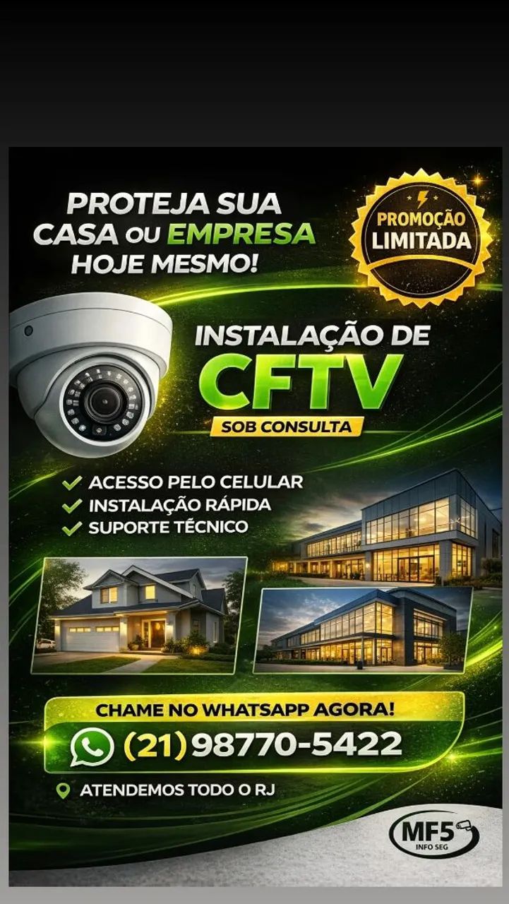 Instalação de Câmeras e manutenção 