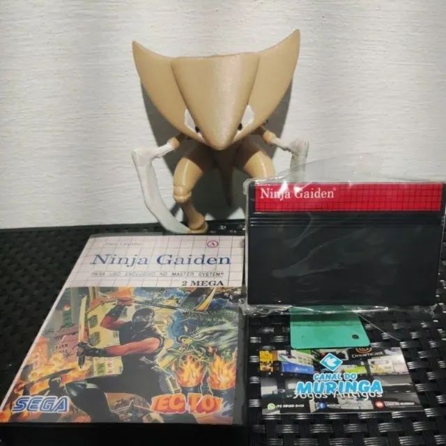 Ninja Gaiden - Master System - Tectoy - repro - Caixa de locadora