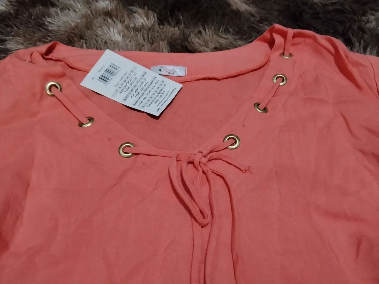 Camisa feminina plus size Nova - Foto 2