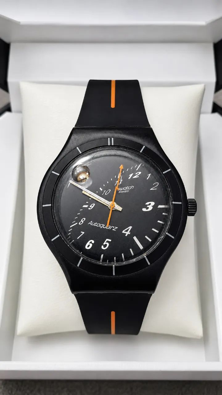 Relógio Swatch Autoquarz Approaching Dial STB403