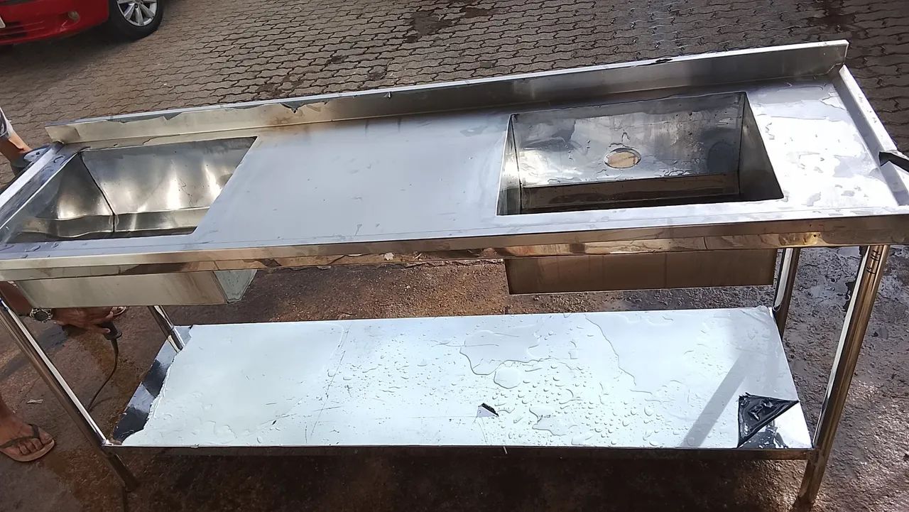 Mesa e pia inox - Foto 2