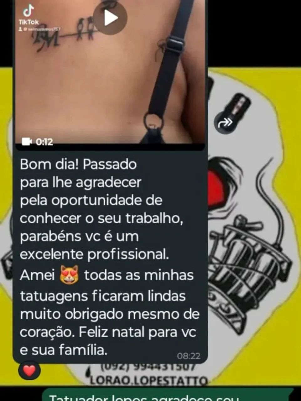 Promoção tattoo 5 tatuagem minimalistas por 100$  - Foto 3