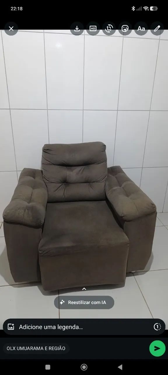 Poltrona flexível 