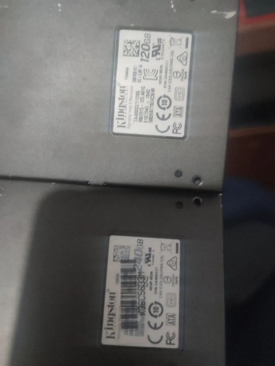 Kit 2 SSD Kingston 240gb e 120gb 