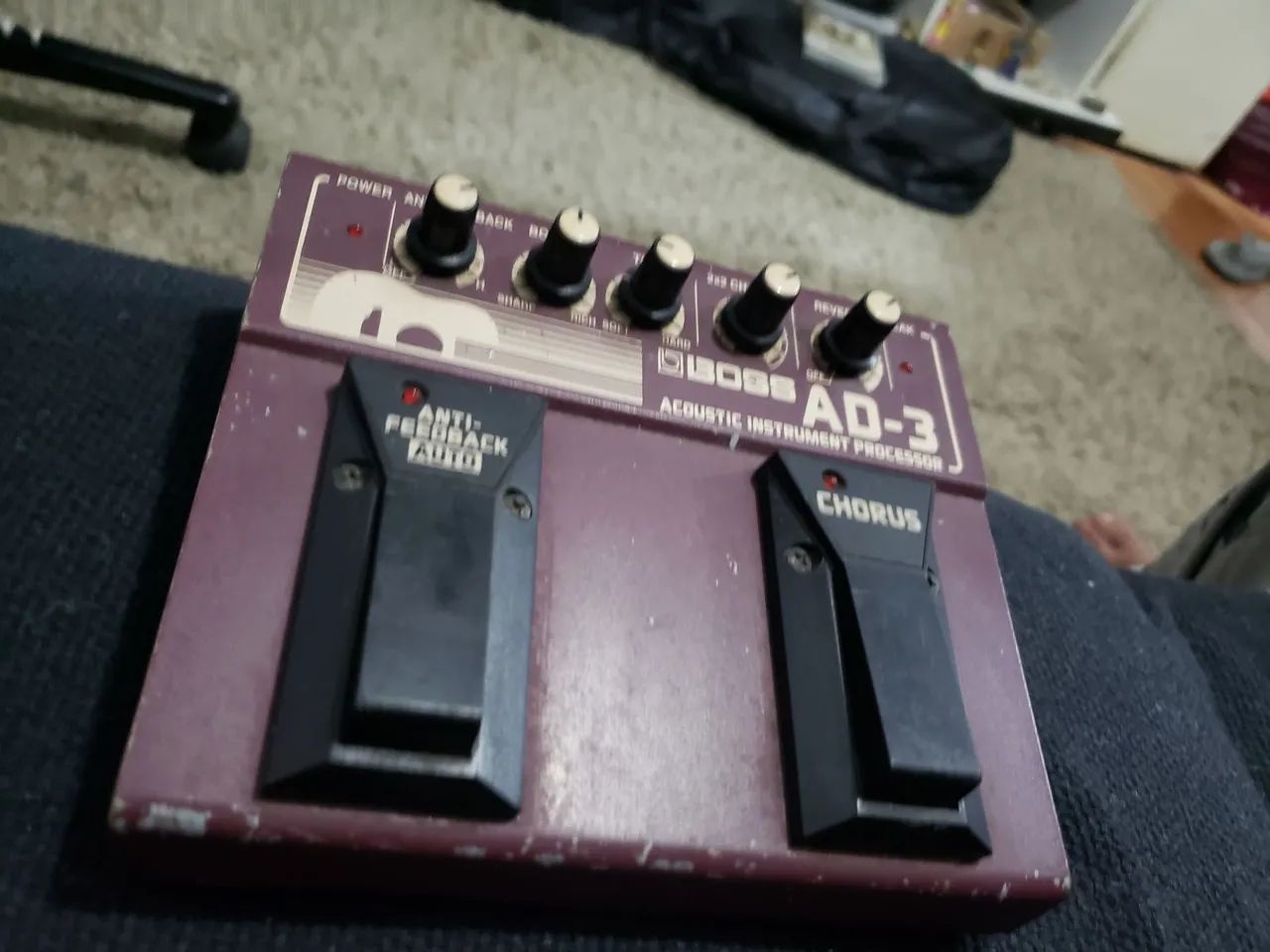 Pedal para violão Boss AD-3 - Foto 2