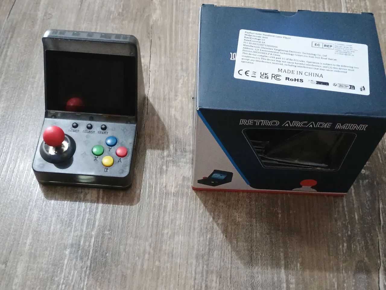 Mini Arcade com 500 jogos 